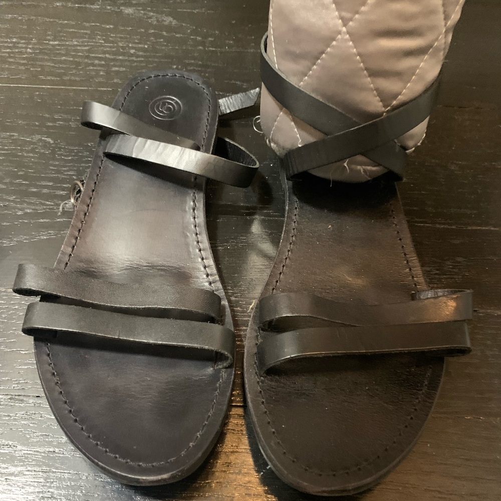 Black sandals